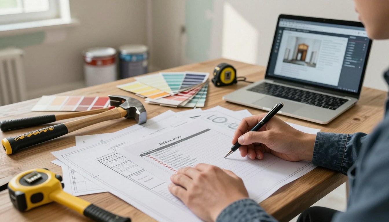 Checklist de reforma: do planejamento à execução