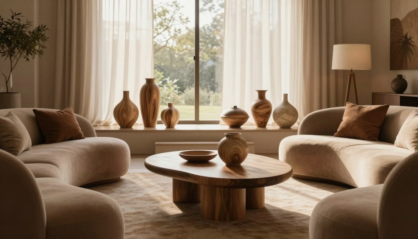 Como harmonizar formas orgânicas na decoração e se destacar