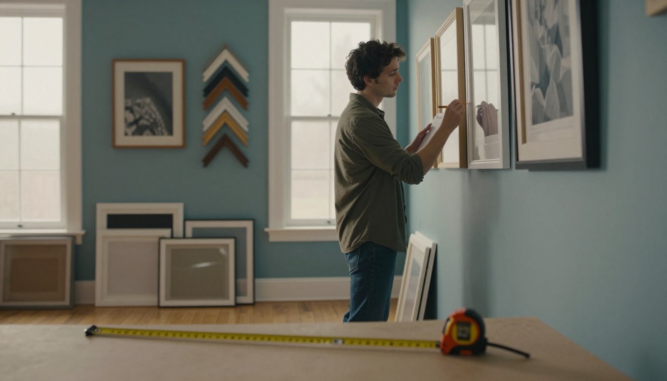 Como medir parede e escolher quadro no tamanho certo