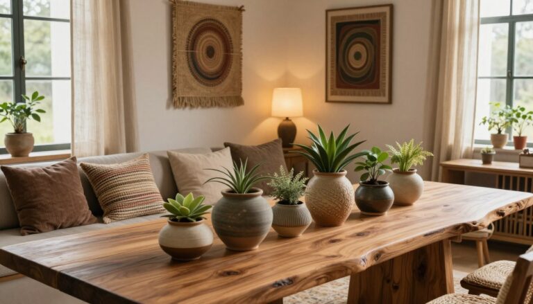 Decoração sustentável: materiais bonitos e duráveis