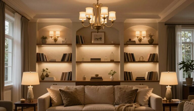 Iluminação da sala: 5 camadas para ficar perfeita