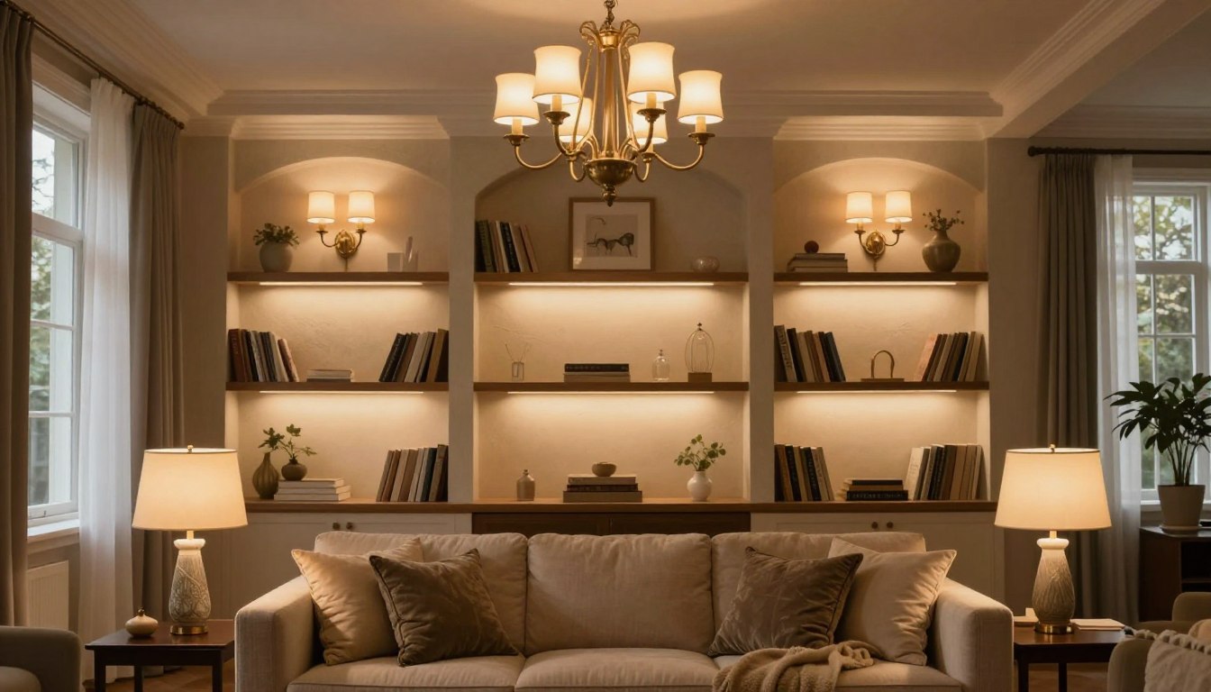 Iluminação da sala: 5 camadas para ficar perfeita