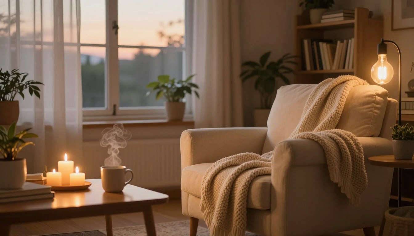 Iluminação quente: truques para ficar aconchegante