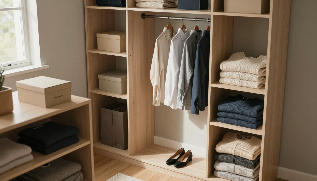 Closet pequeno: projeto simples para caber tudo