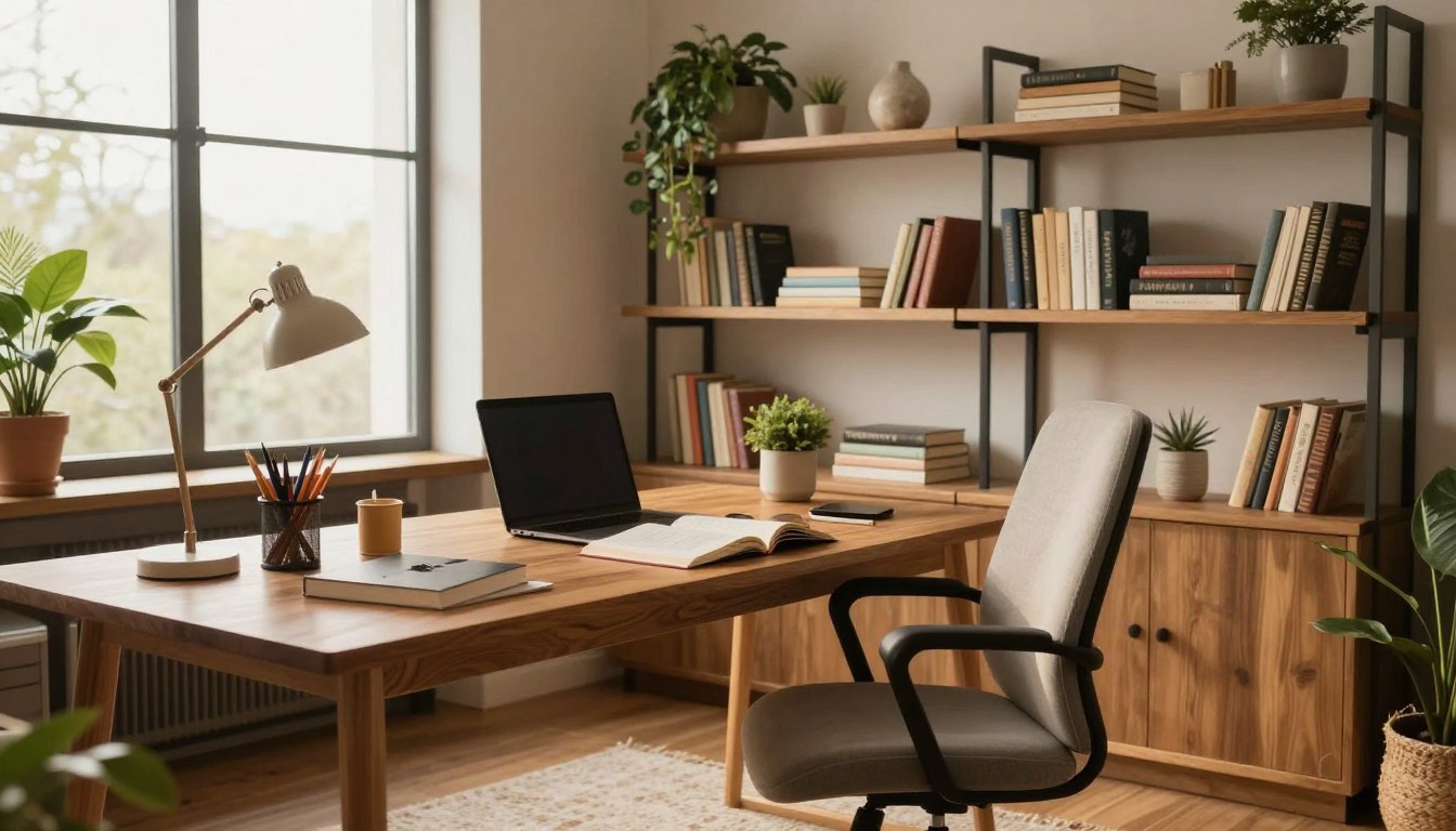 Como montar um canto de estudo bonito e funcional