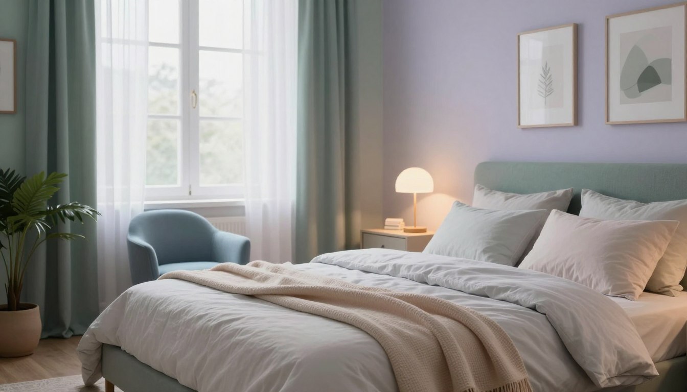 Cores para quarto: paletas calmas para dormir melhor
