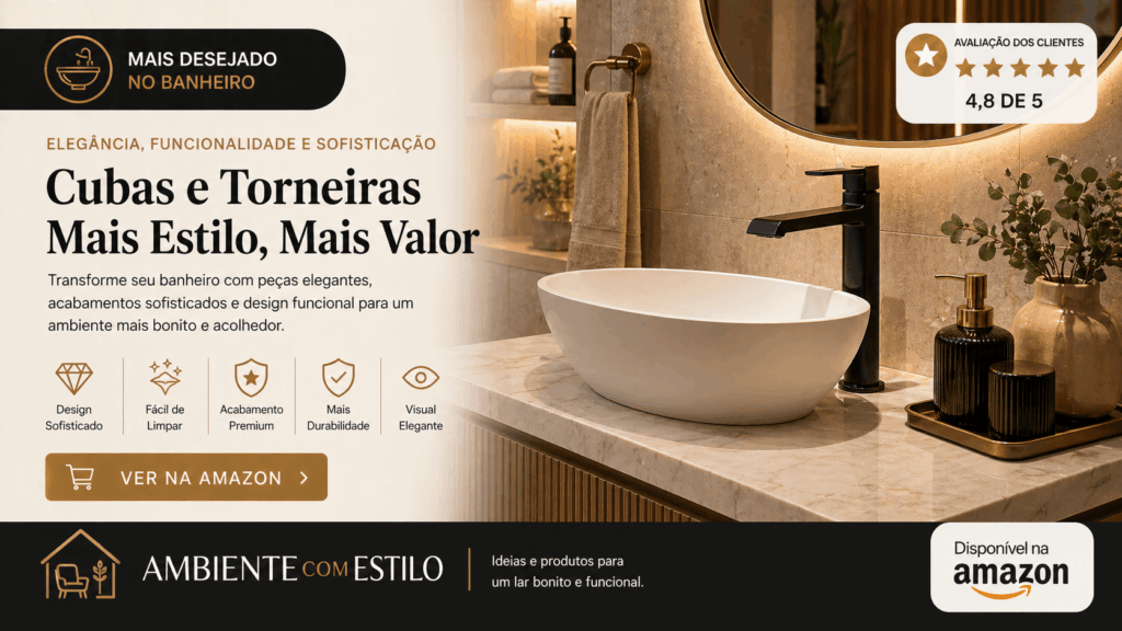 Cubas e torneiras