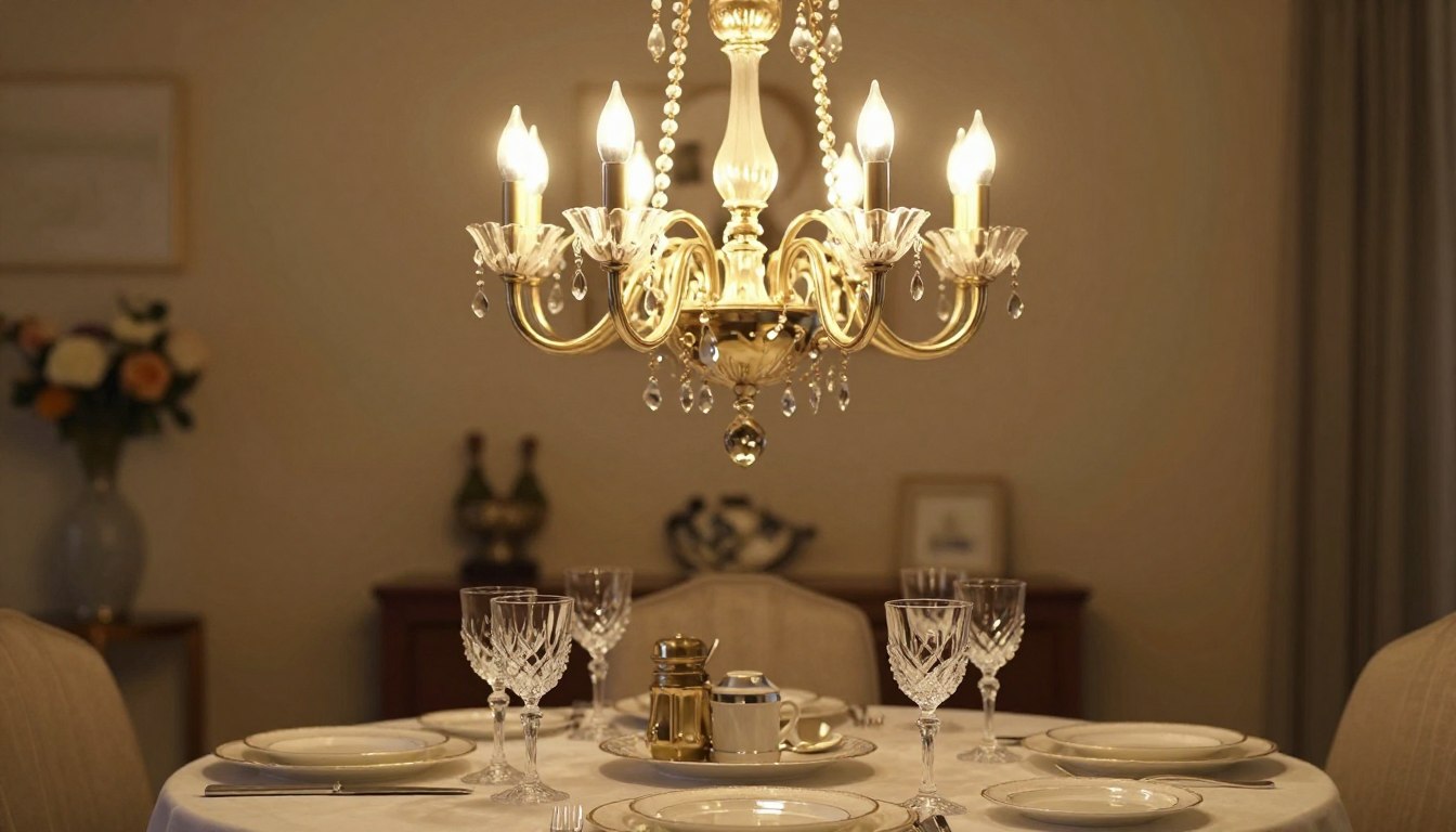 Lustre sobre a mesa: altura certa e proporção