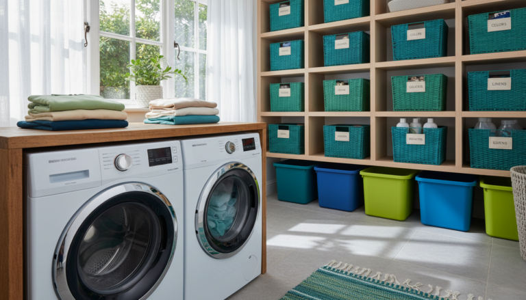 Lavanderia Organizada: Itens que transformam o caos em um ambiente funcional