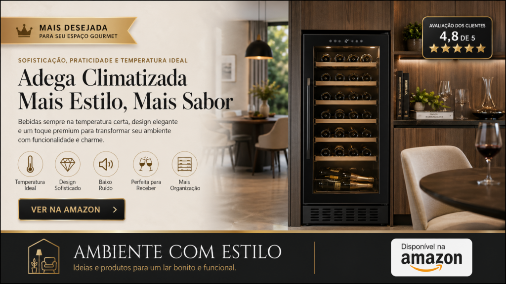 amazon adega - ambiente com estilo Amazon adega