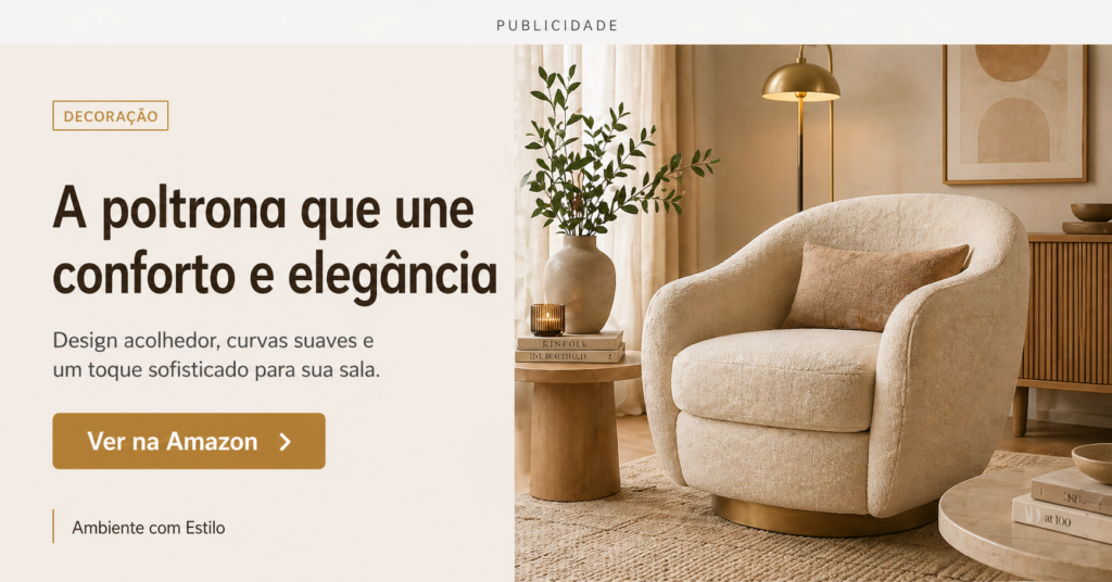 amazon poltrona - ambiente com estilo poltrona